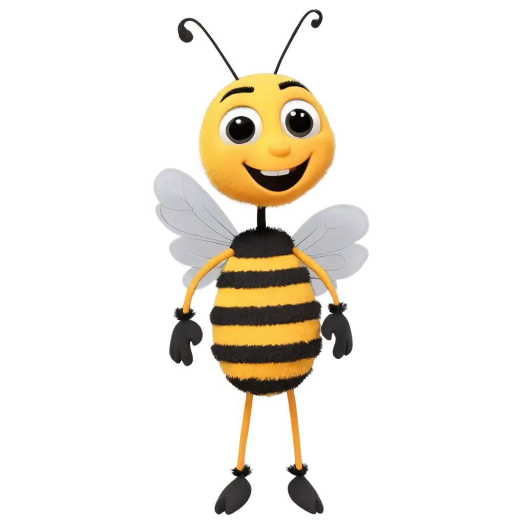 Silly Bee as a cartoon