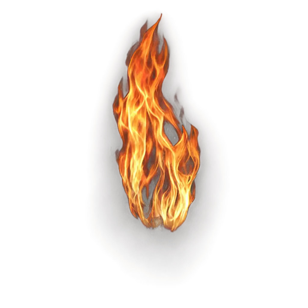 real fire png