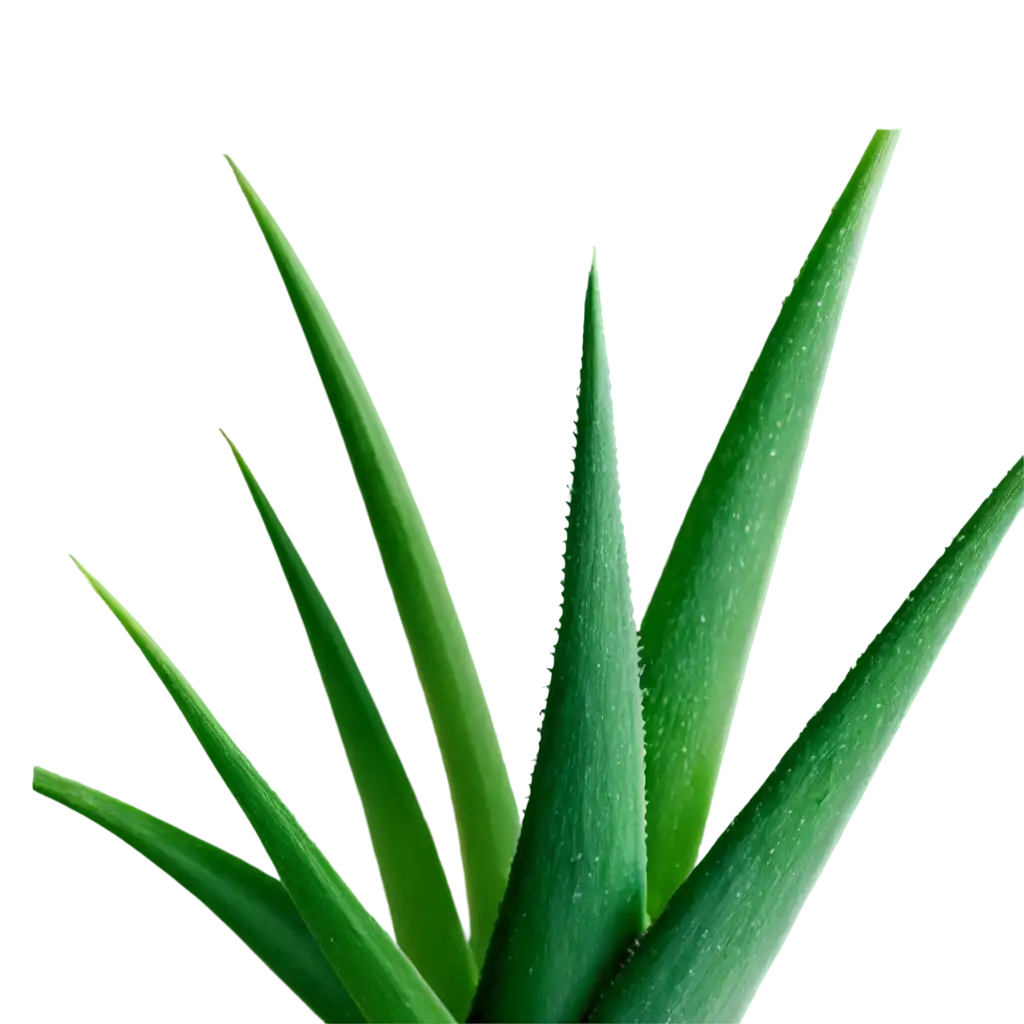 Aloe-Leaves-in-the-Corners-HighQuality-PNG-Image-for-Versatile-Use