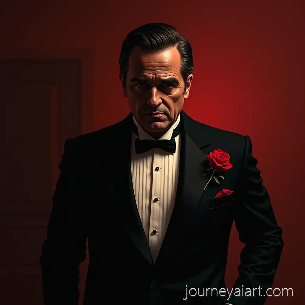 Mafia-Boss-in-Classic-Godfather-Style-Wearing-a-Pinstripe-Suit