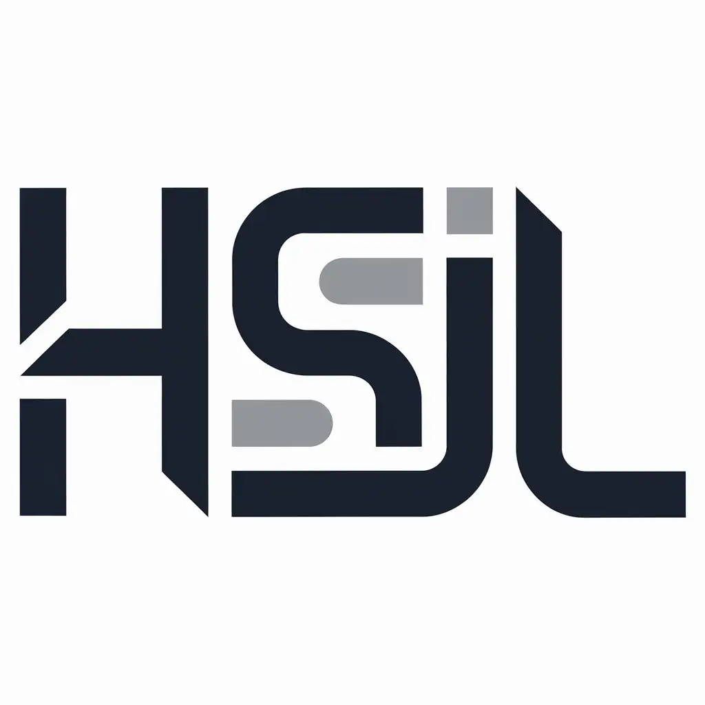 LOGO Design for HSJL Simple and Minimalist Vector Logo for Versatile Industry Use