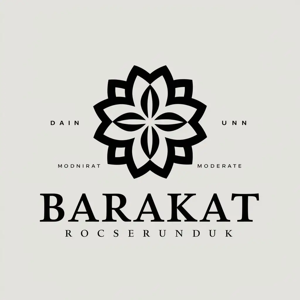 LOGO-Design-for-Barakat-Elegant-Funduk-Nut-Symbol-on-Clear-Background