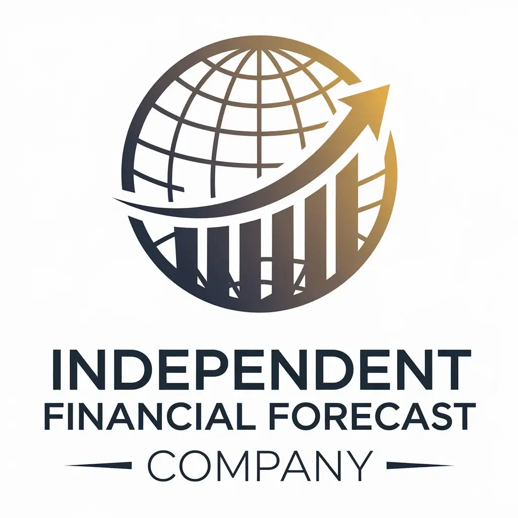 independant financial forecast company logo  with transparent background