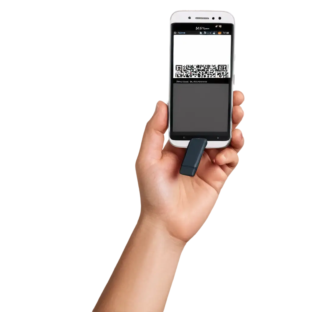 Hand-with-QR-Scanner-PNG-Image-HighQuality-Transparent-Image-for-Versatile-Use