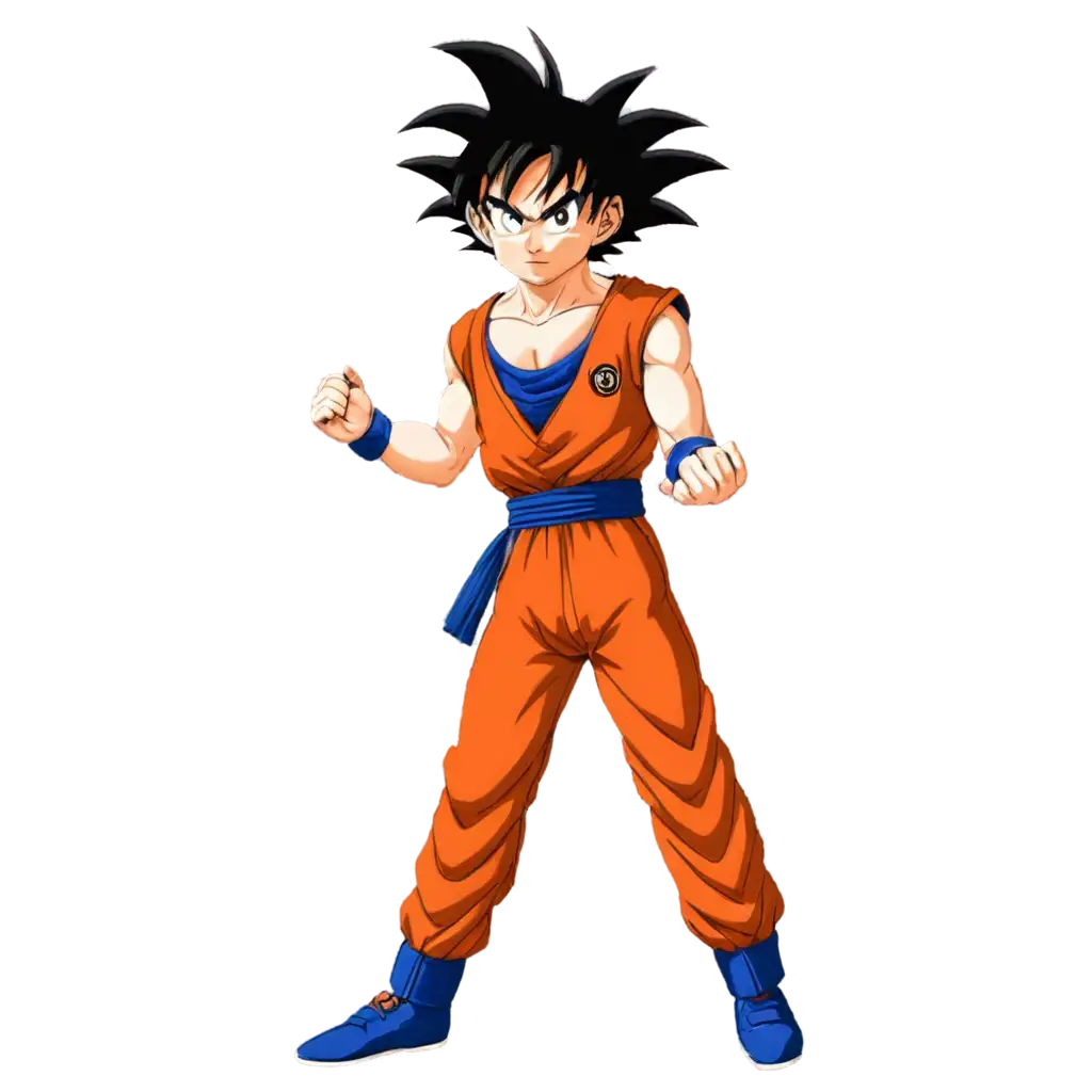 Goku-PNG-Image-Powerful-Illustration-of-a-Legendary-Anime-Hero