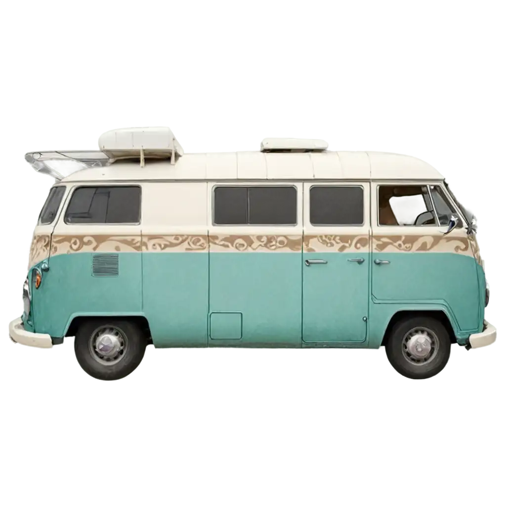 Van Life: Capture the spirit of road trips with a design featuring a vintage camper van driving through various landscapes. The phrase 'To the Next Adventure!' could be painted on the side of the van or written in the clouds above.