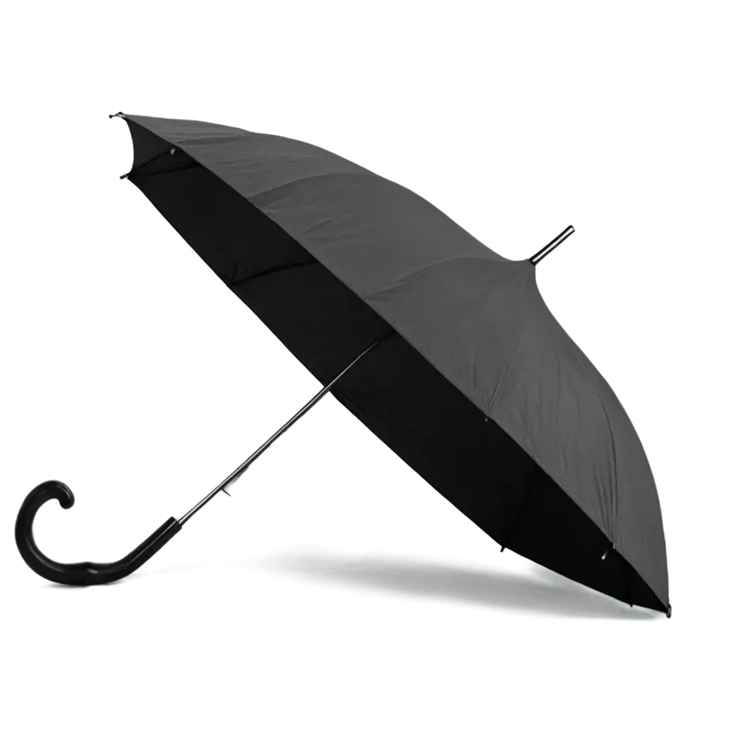 One-Black-Umbrella-PNG-Versatile-Design-for-Various-Applications