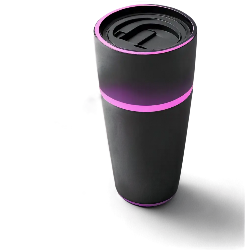 Futuristic-Pink-Tumbler-with-Shadow-PNG-for-HighQuality-Visuals