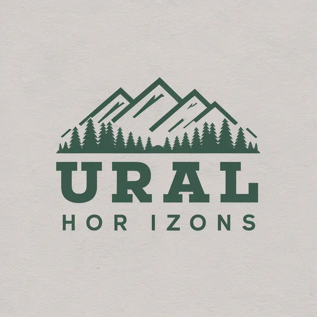 LOGO-Design-For-Ural-Horizons-Vector-Design-with-Mountains-and-Forest-Theme