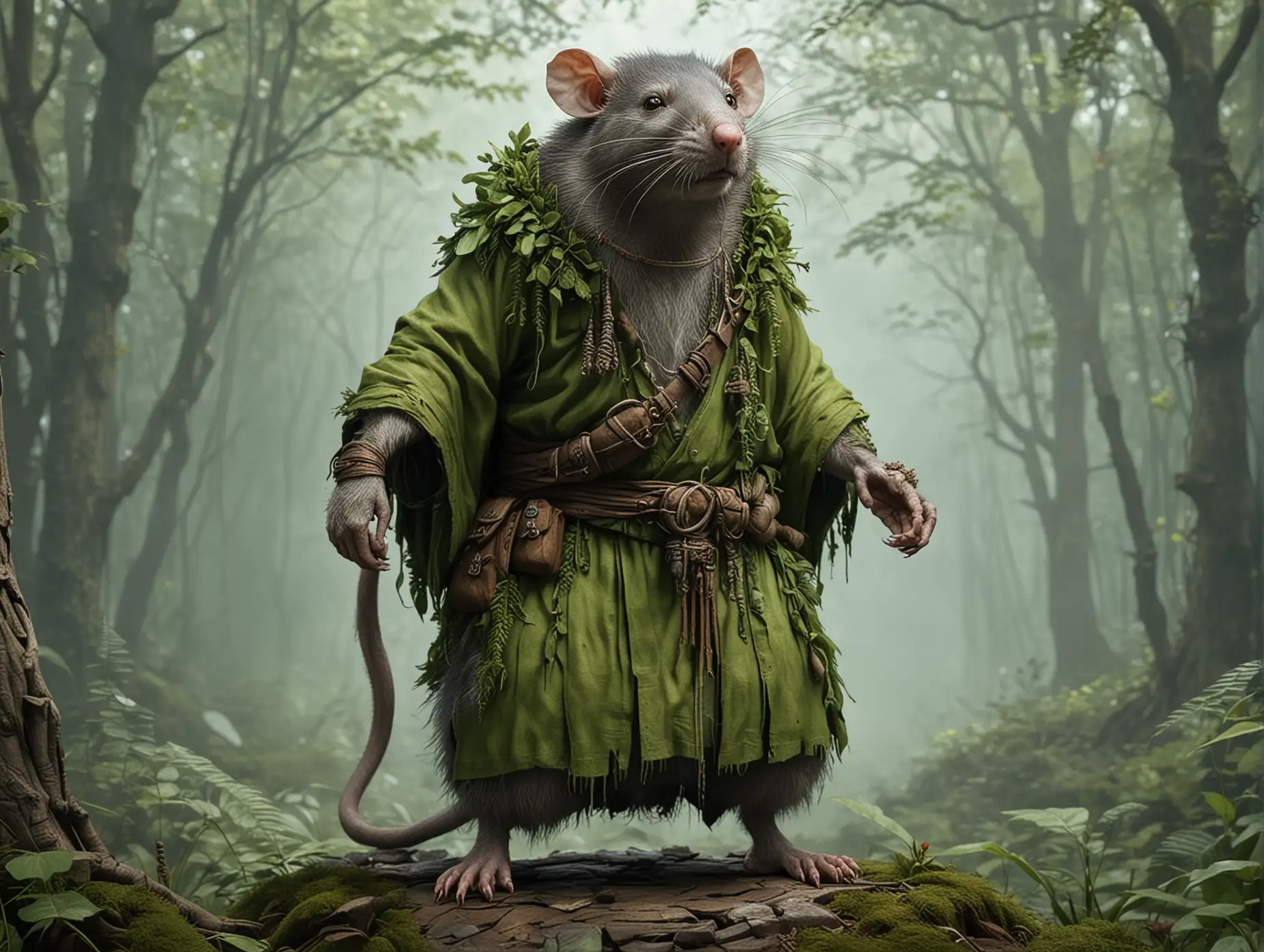 Enigmatic-Giant-Rat-Druid-in-Verdant-Attire