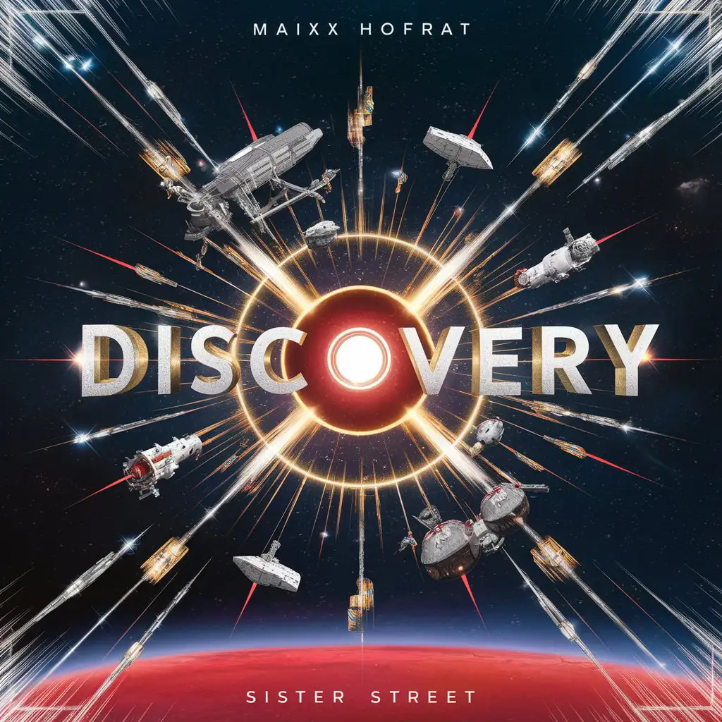 LOGO Design For MaiXX Hofrat Sister Street 3D Discovery Theme with Space Travel and Celestial Colors