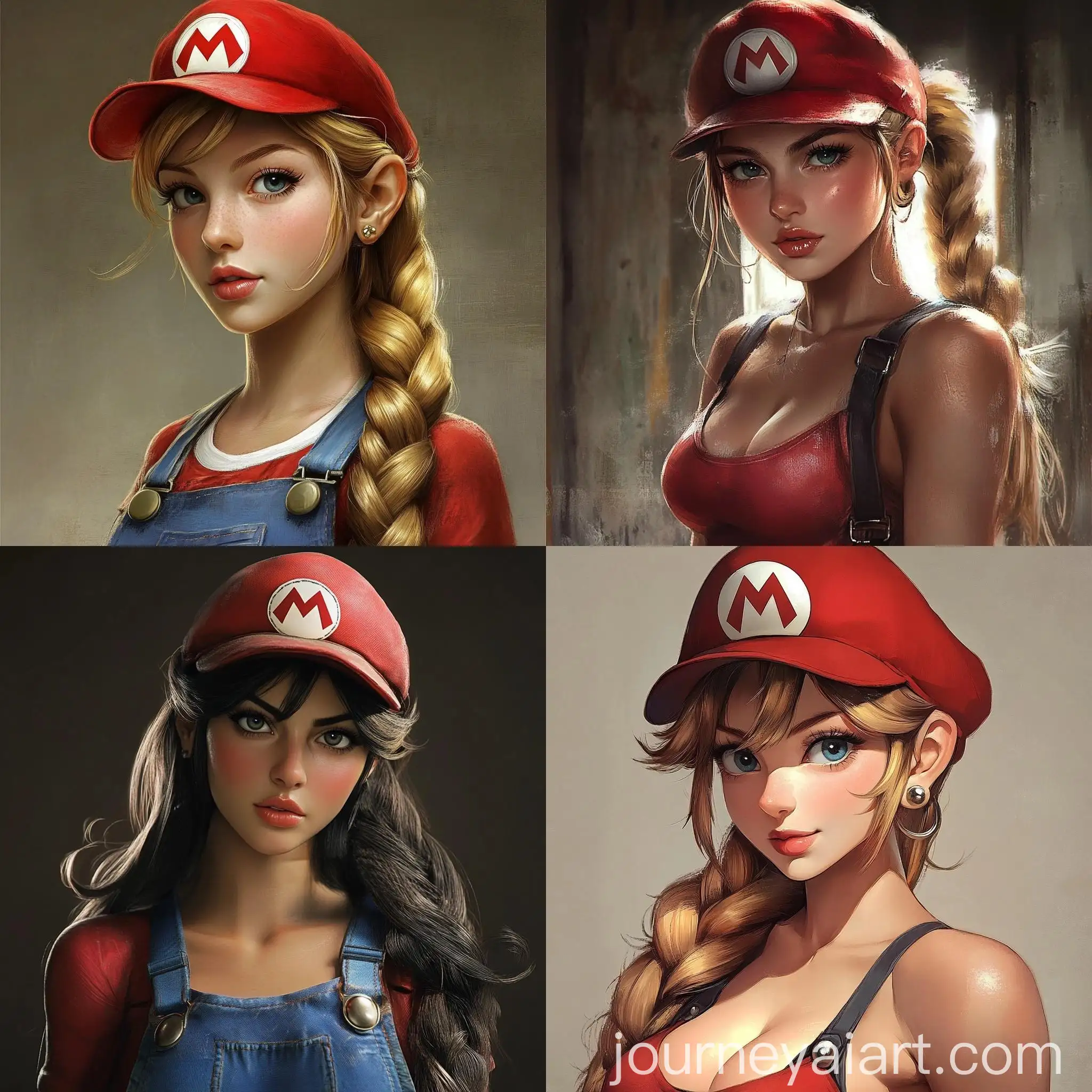 Female-Mario-Character-Portrait-in-Vibrant-Colors