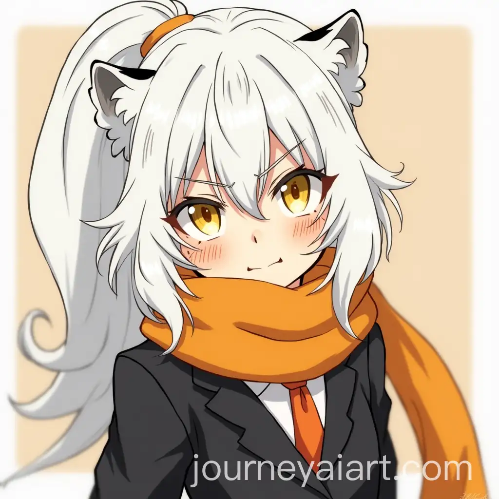 TigerInspired-Girl-with-White-Hair-and-Golden-Eyes-in-Black-Suit