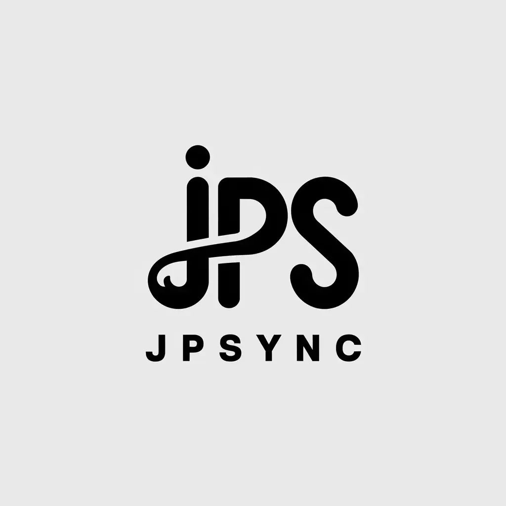 LOGO Design For JPSync Modern Vector Logo with JPS Symbol for Internet Industry