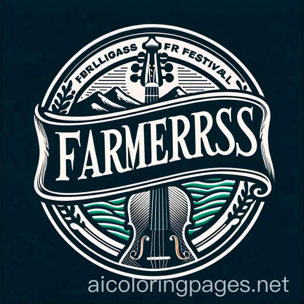 Americana-Bluegrass-Festival-Logo-Vintage-Instruments-and-Texas-Elements