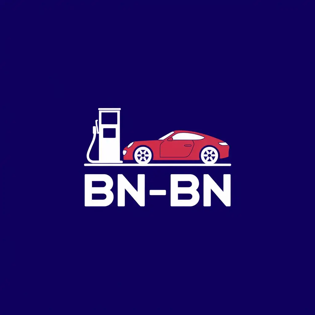 LOGO-Design-for-BNBN-Car-Fueling-Station-with-Vector-Art-and-Clear-Background