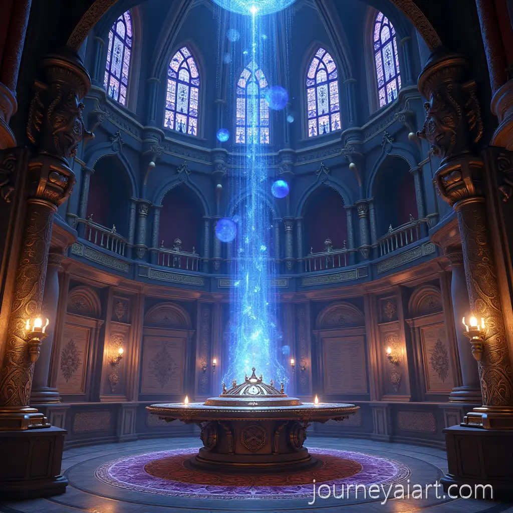 Grand-Magical-Control-Room-of-a-CityMagical-control-room-Barrier-with-Gothic-and-Steampunk-Elements