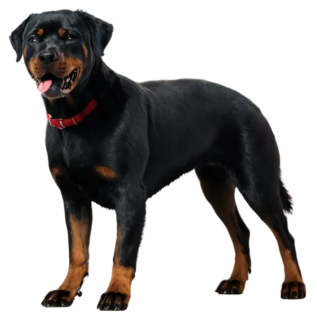 HighQuality-PNG-Image-of-a-Black-Rottweiler-Dog