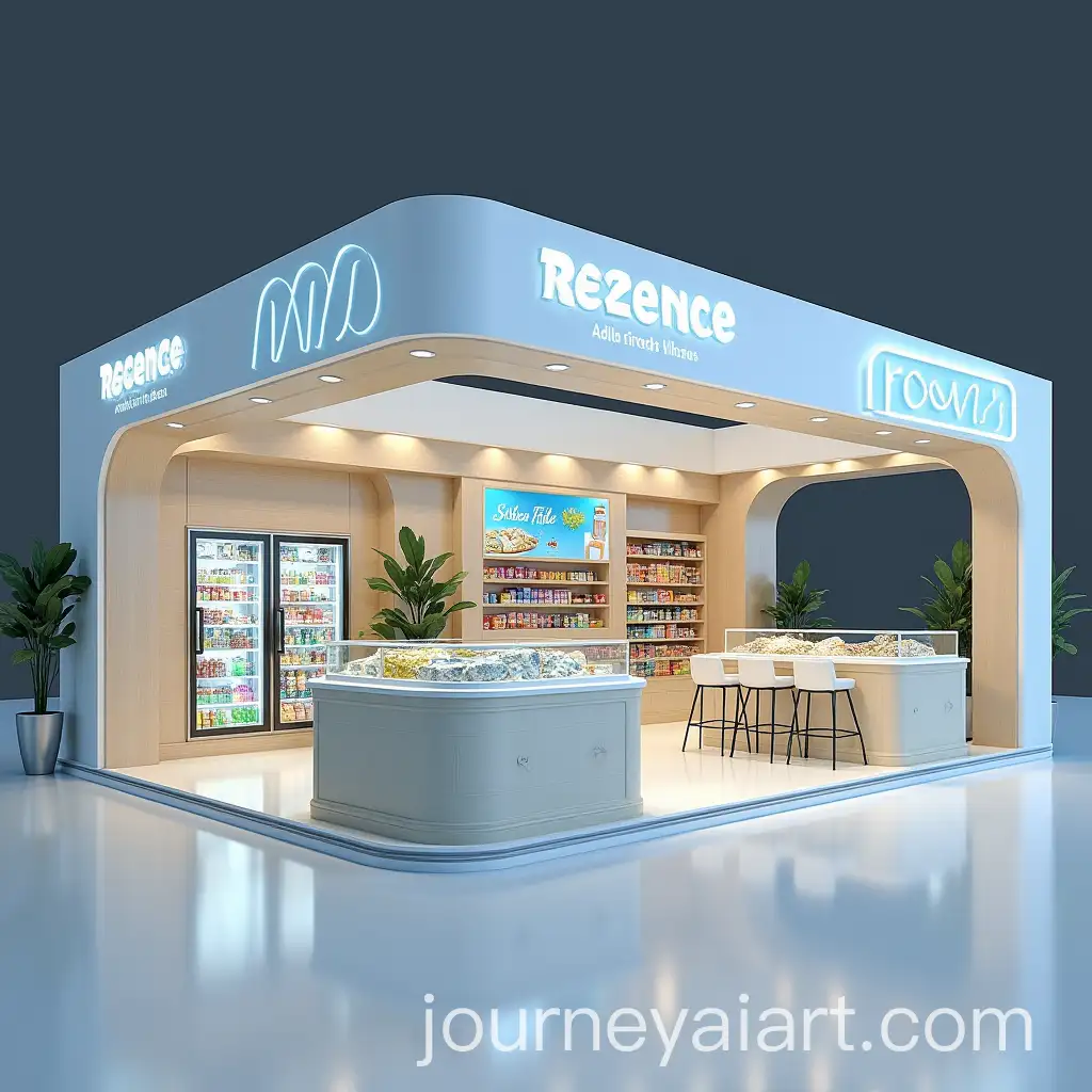 AI-Art-Prompt-ExpansionFrozen-Food-Company-Exhibition-Booth-with-Freezers-and-Display-Shelves