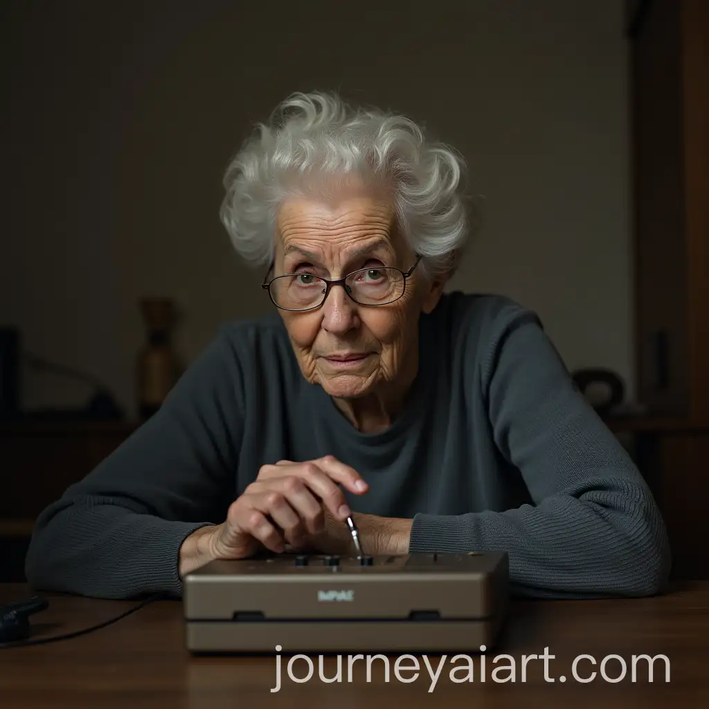 Elderly-Woman-Using-a-Computer-in-a-Cozy-Setting
