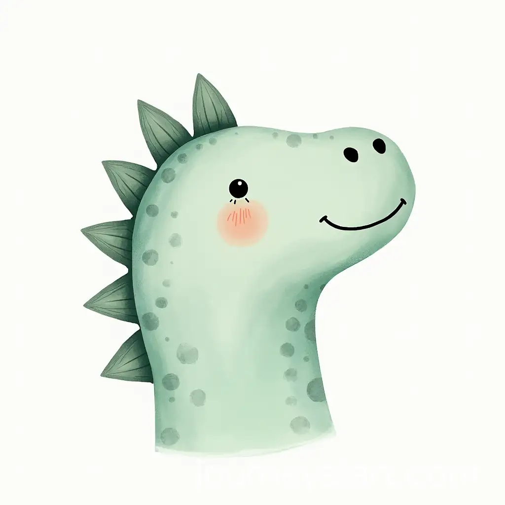 Cute-Dinosaur-Head-Smiling-Watercolor-Print-Design-Template