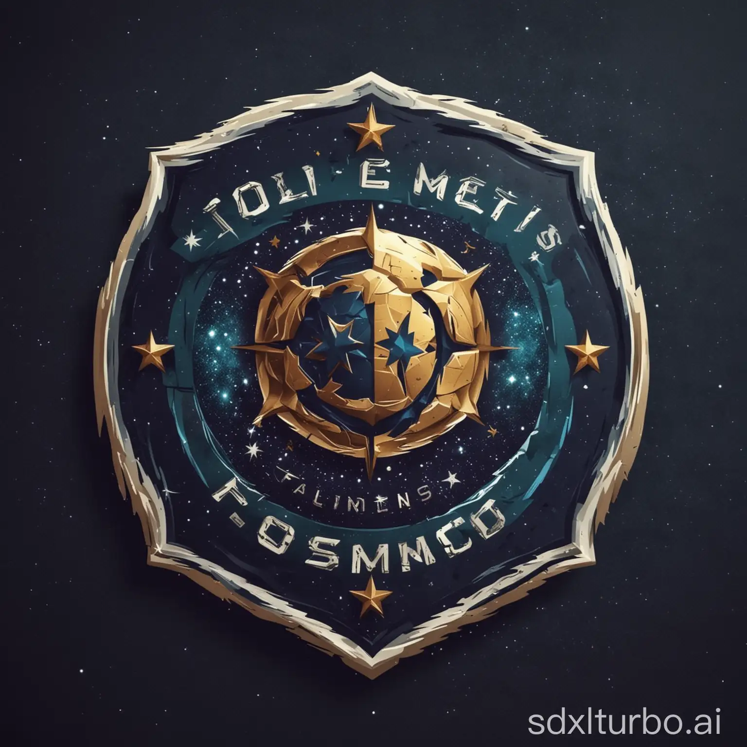 Create a logo for a football club named cosmos please take care