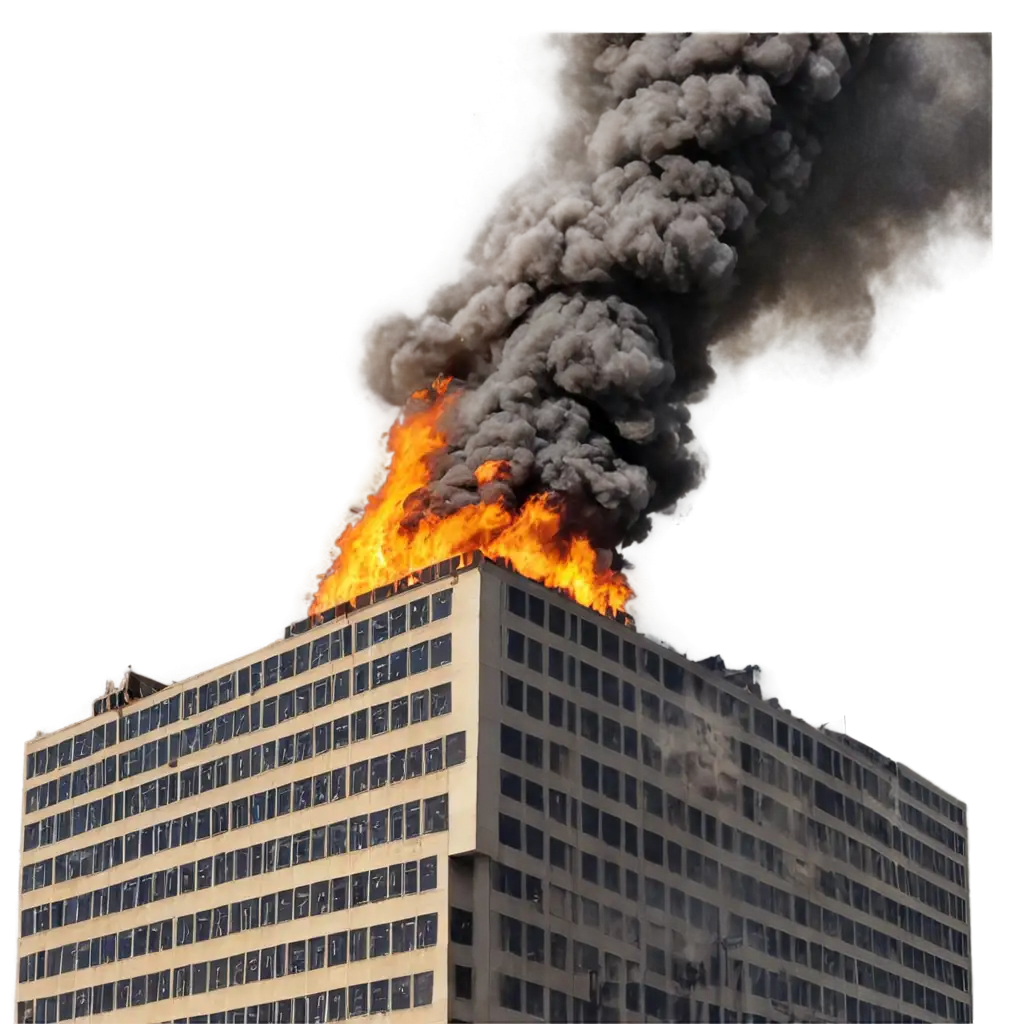 building buring