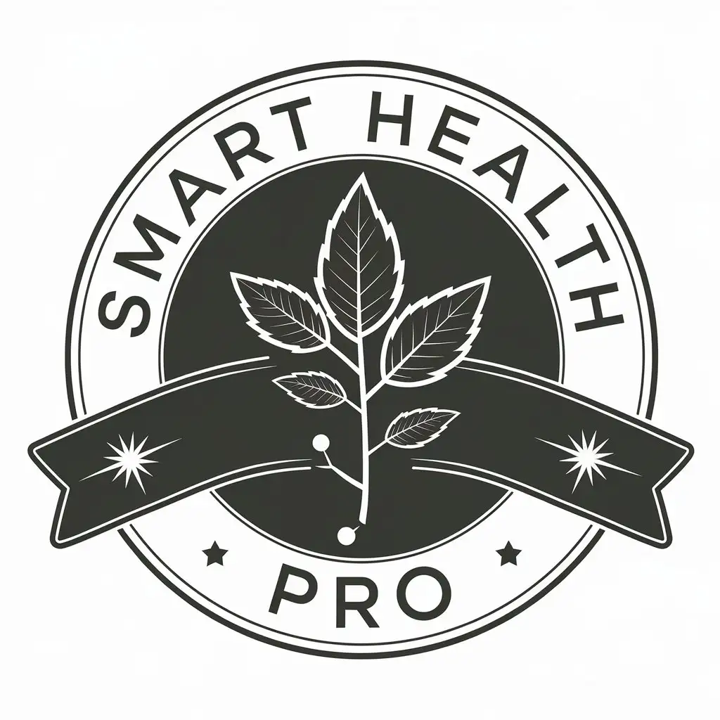 LOGO-Design-for-SMART-HEALTH-PRO-Plant-Leaf-Herbal-Medicine-in-Medical-Dental-Industry