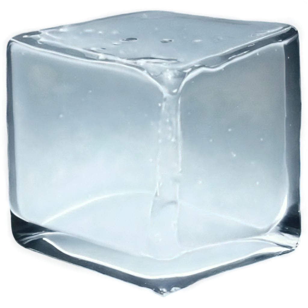 Ice-Cube-with-Smooth-EdgesPNG-Image-Usage-Analysis-and-Exploded-Air-Traces-PNG-Image-for-HighQuality-Visuals