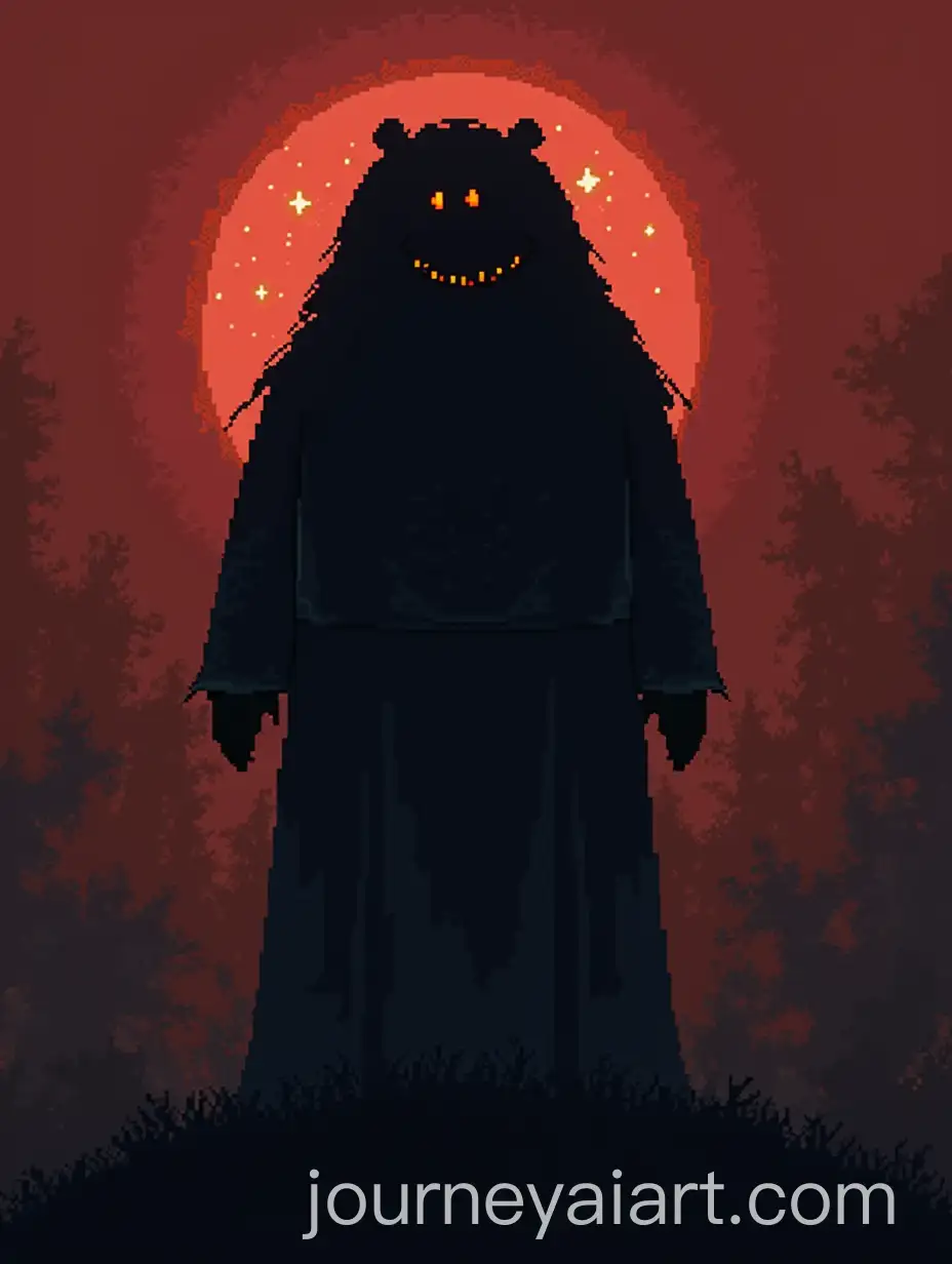 Creepy-Pixel-Art-of-a-Big-Fat-Shadow