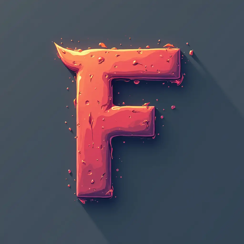 Create an F letter logo