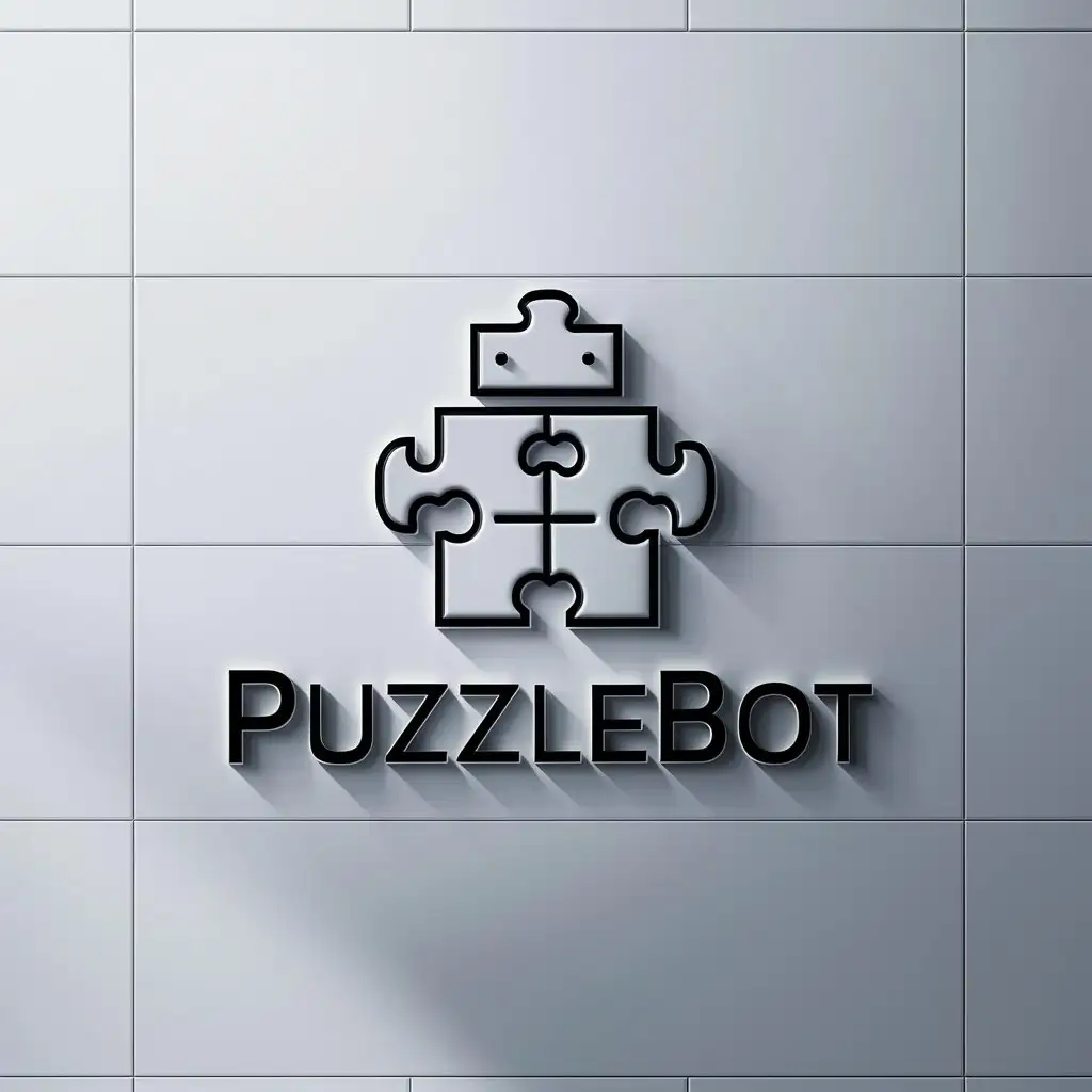 LOGO-Design-For-PuzzleBot-Bot-and-Puzzle-Constructor-Theme