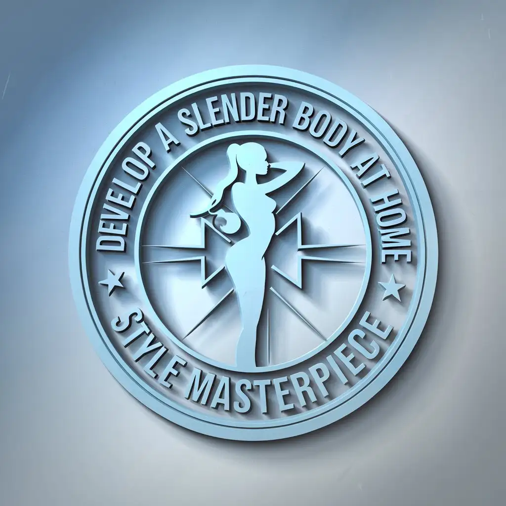 Slender Body Development at Home 3D Logo in Circle