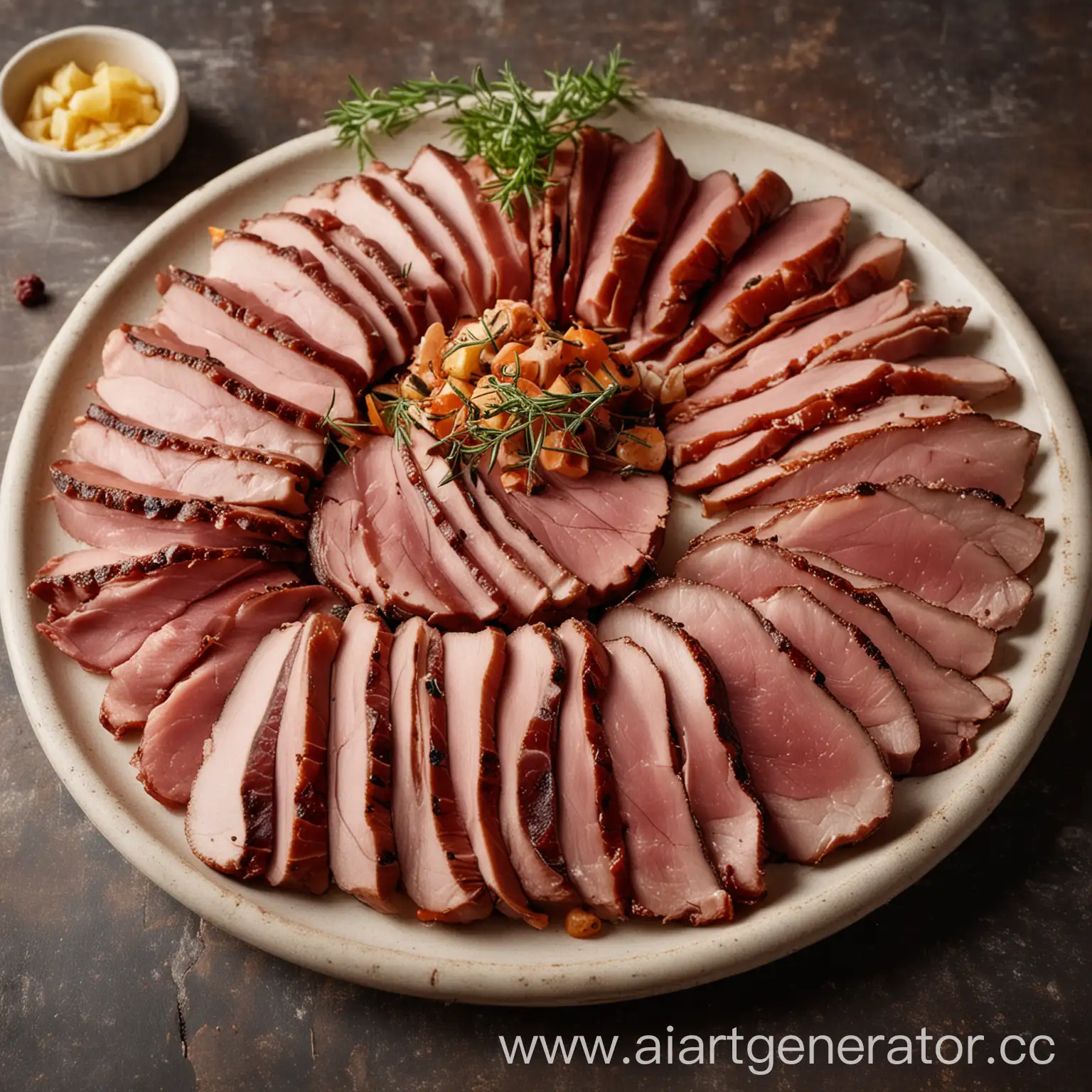 Elegant-Dish-with-Sliced-Smoked-Meats