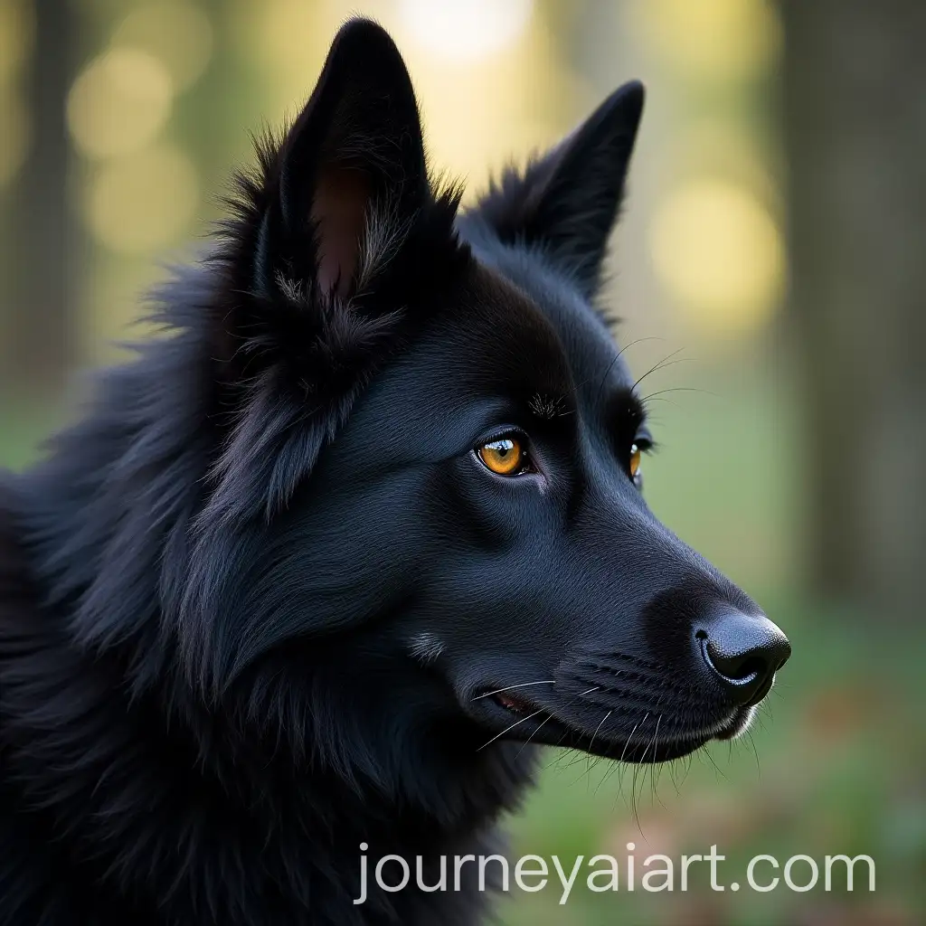 Mysterious-Black-Shuck-in-Forest-Encounter