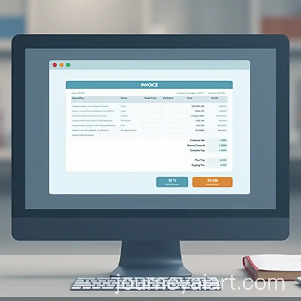 Automated-GSTCompliant-Invoice-Generation-on-a-Computer-Screen