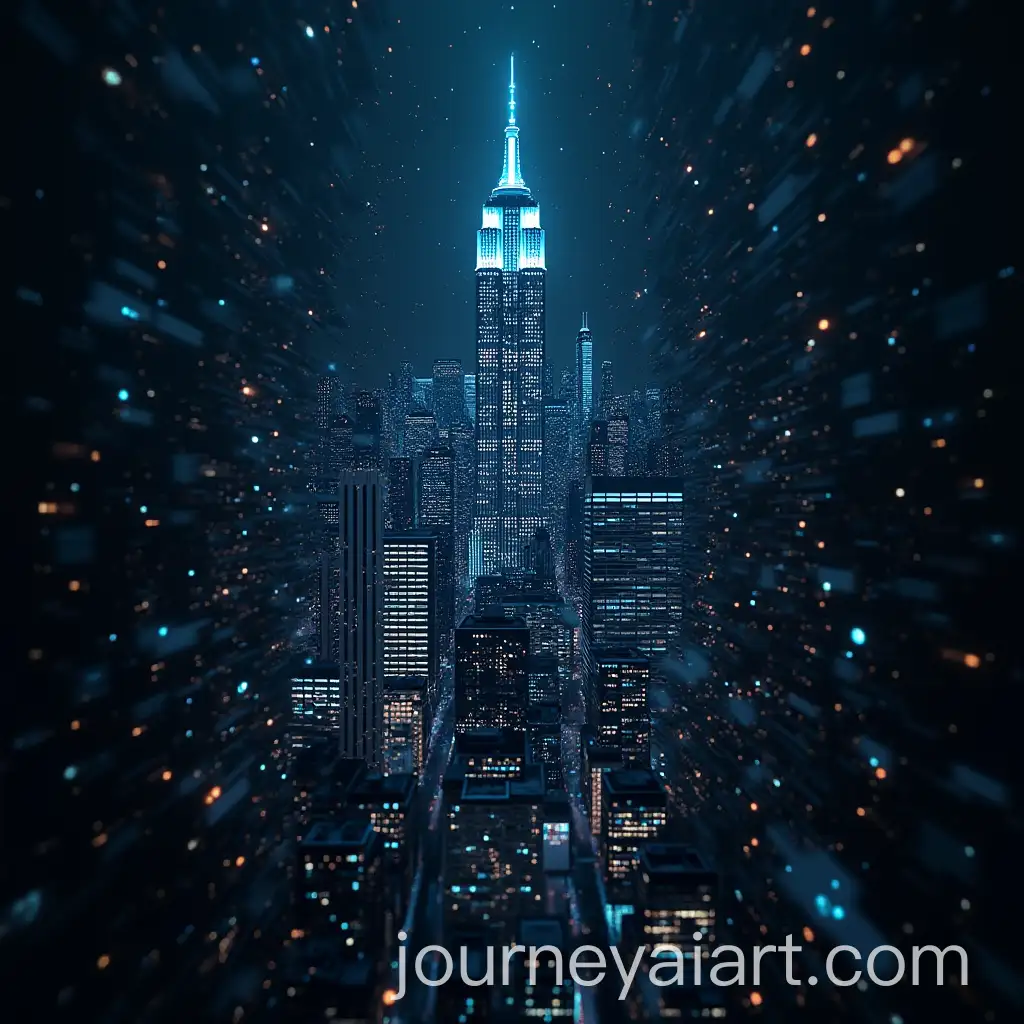 New-York-City-with-Digital-Artificial-Intelligence-Matrix