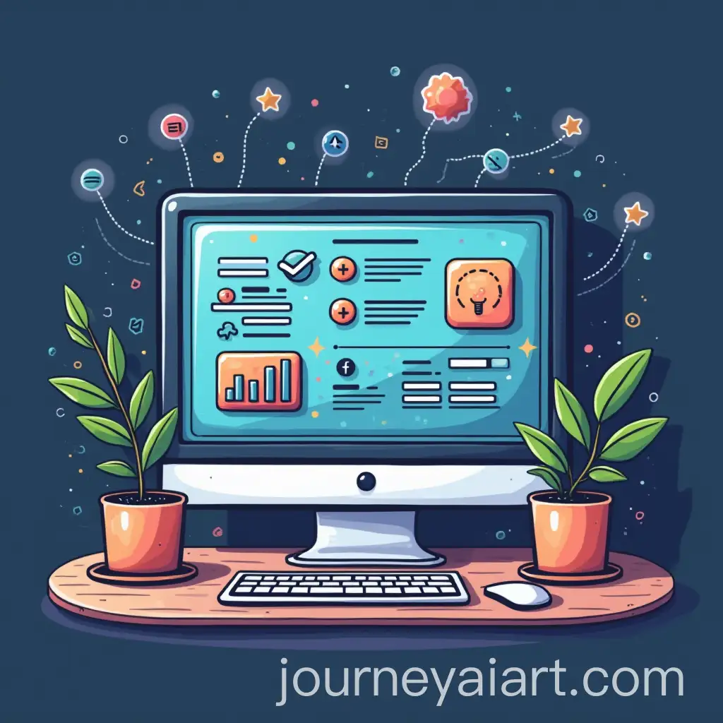 Cartoon-Depiction-of-Programming-and-Integration-with-Screen-Graphics