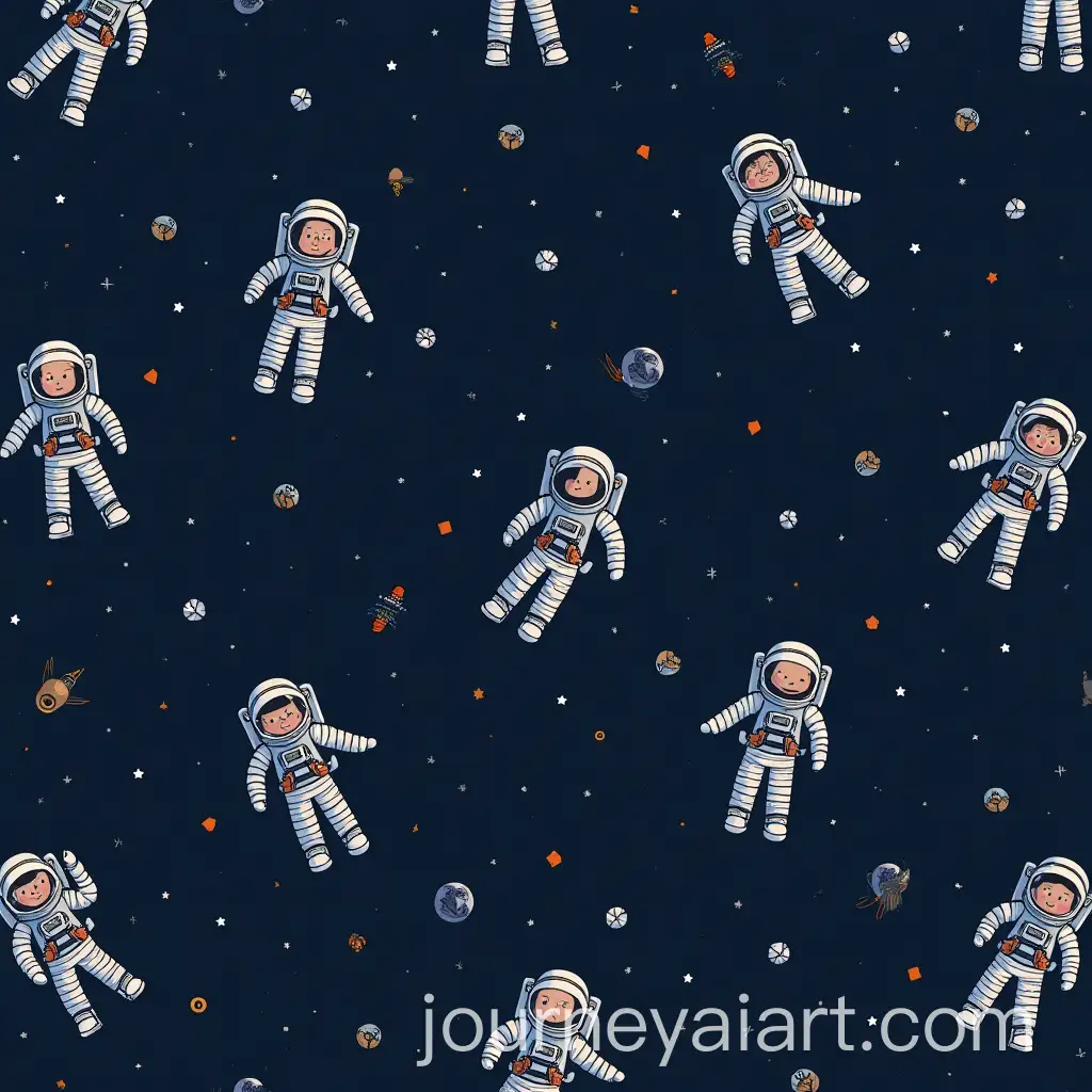 Astronauts-in-Space-Seamless-Pattern-of-SpacedOut-Astronauts-in-Various-Poses