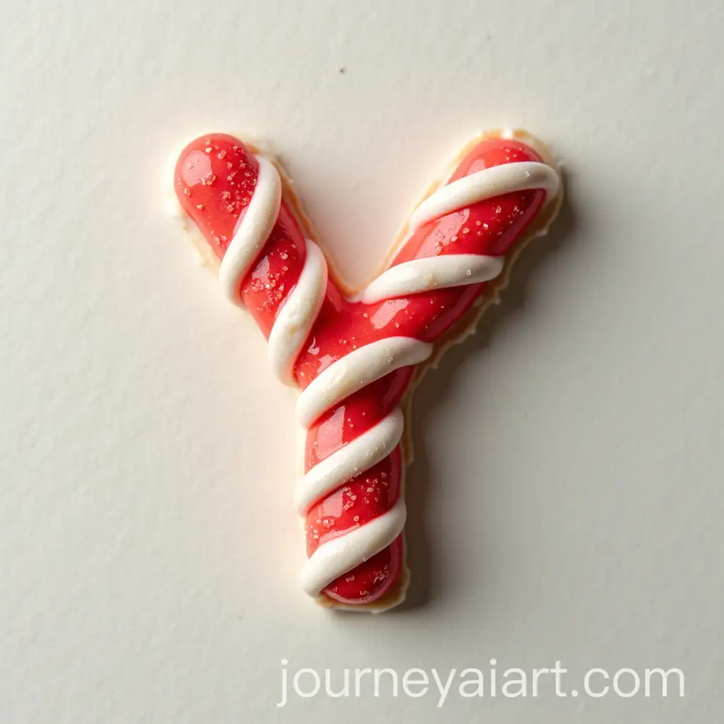 Christmas-Candy-Shaped-as-Letter-Y