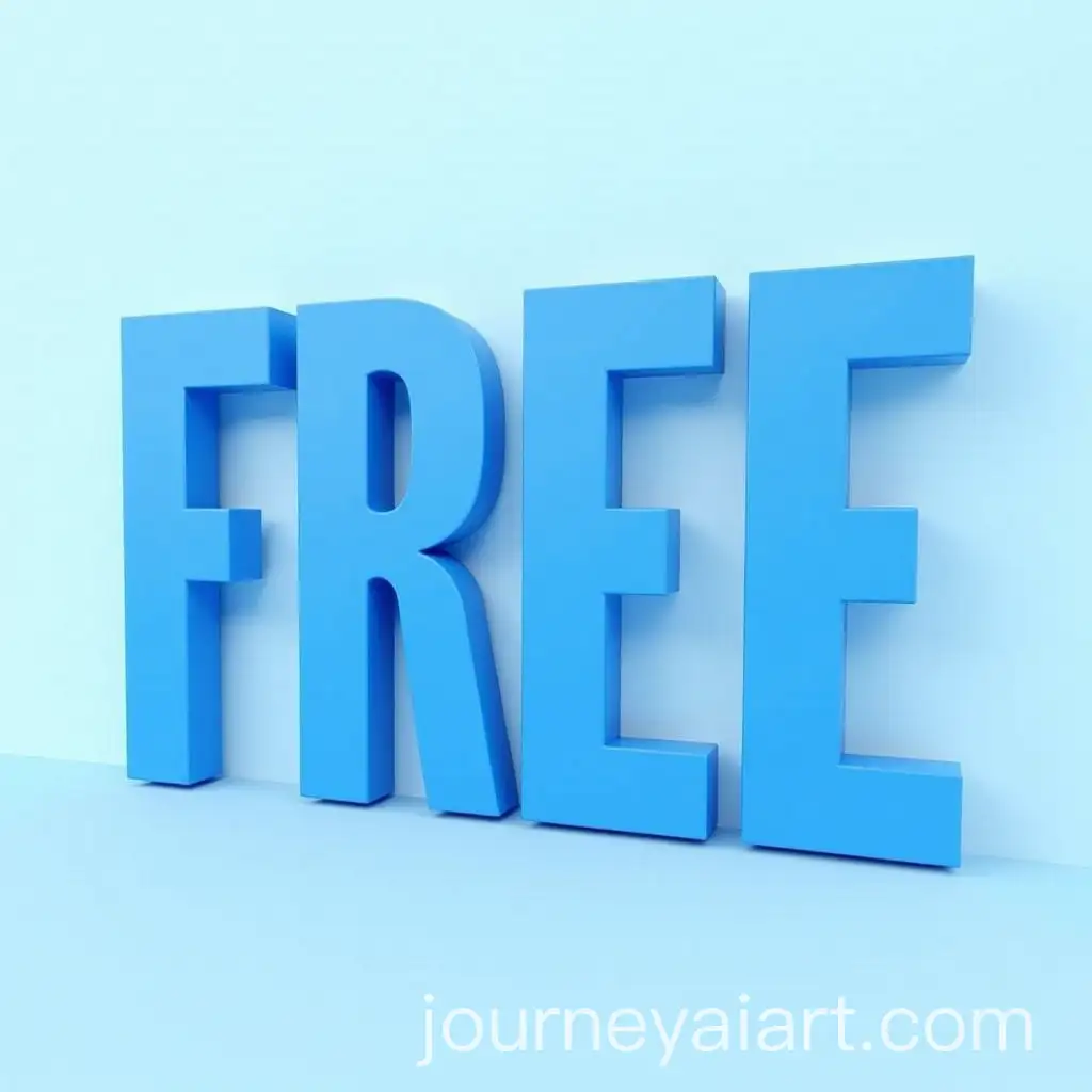 3D-Text-Free-in-Blue-Colors
