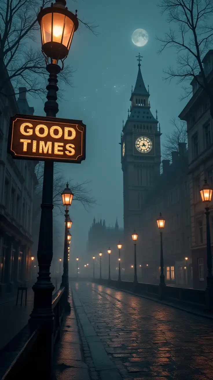 Mysterious-London-with-Ancient-Symbols-and-Good-Times-Sign