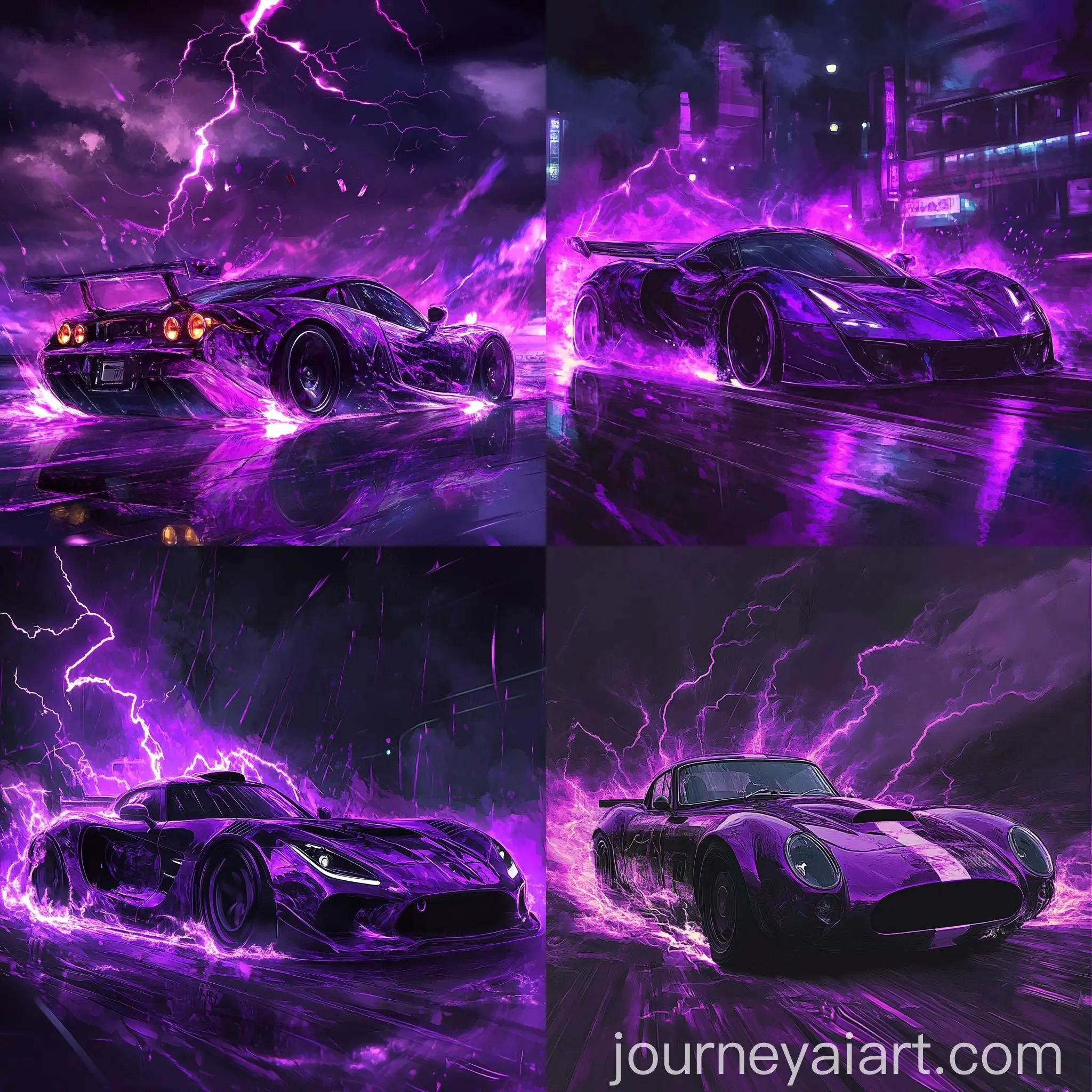 Purple-Cyberpunk-Sports-Car-with-Neon-Glow