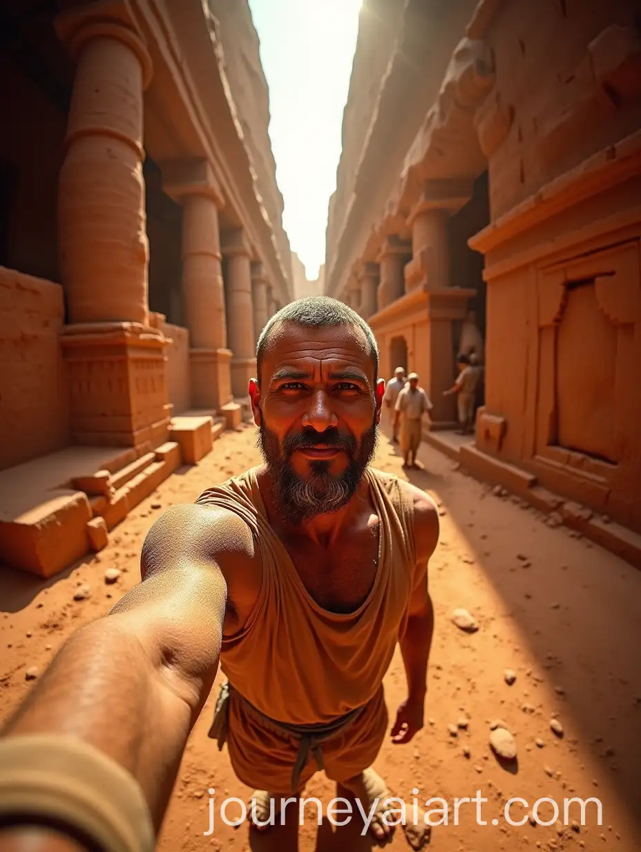 Nabataean-Stone-Carver-Inside-AlKhazneh-Temple-with-Workers-and-Sunlit-Canyon