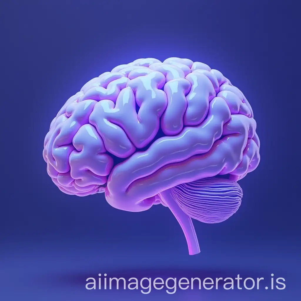 Lavender-Blue-Brain-or-Central-Nervous-System-Floating-in-Space