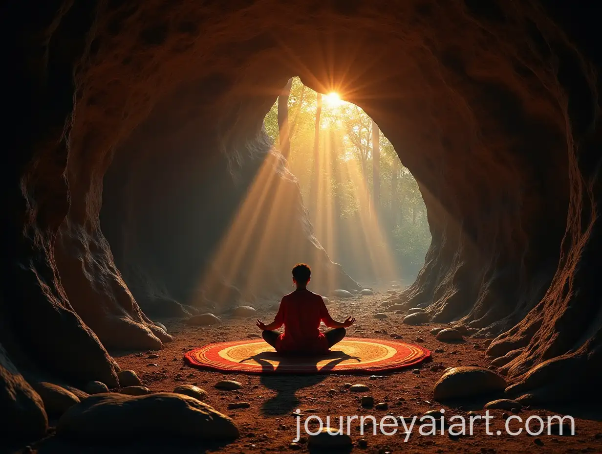 Tribal-Meditation-Around-Shree-Yantra-in-Forest-Caves
