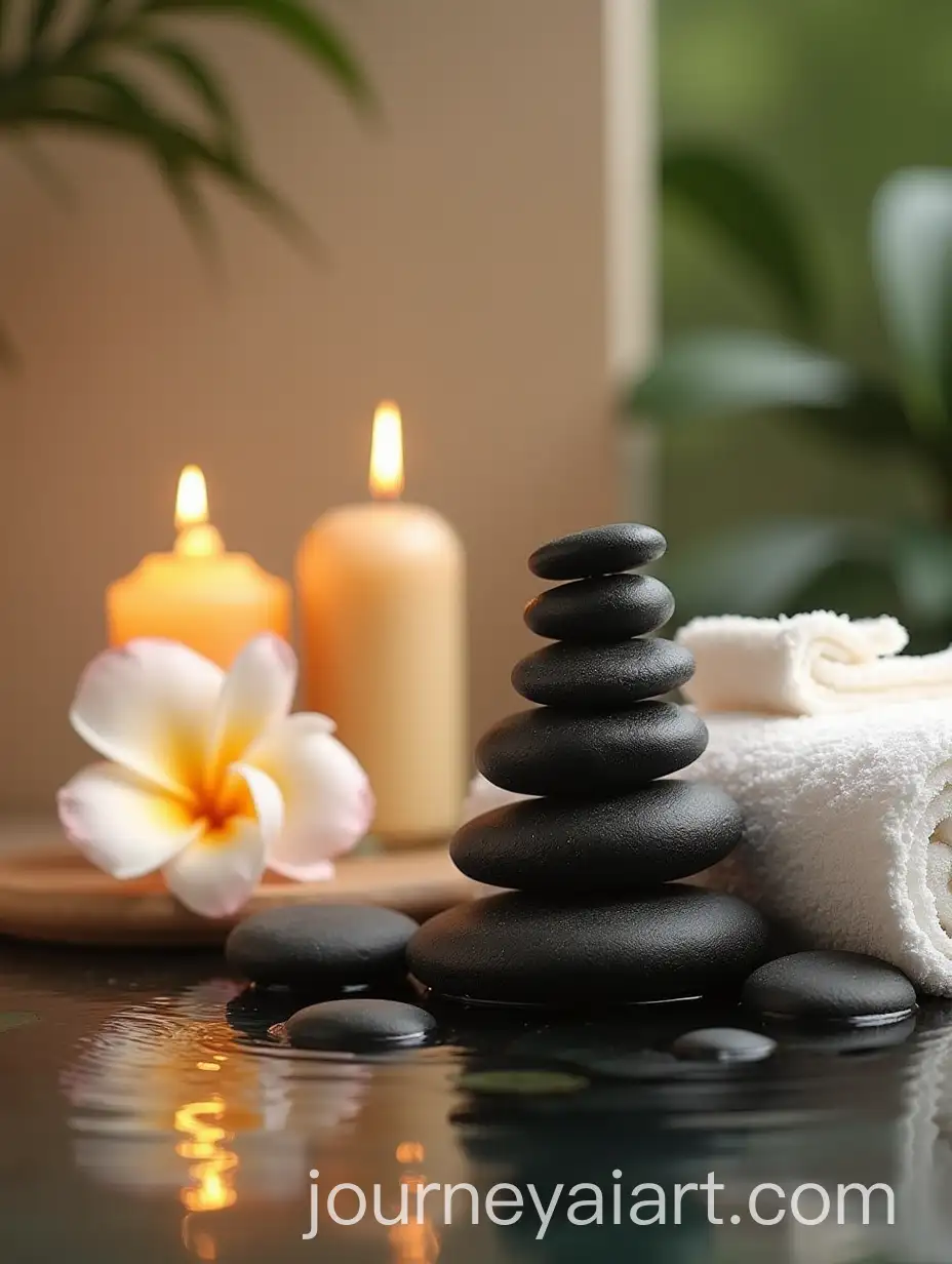 Tranquil-Spa-Setting-with-Stones-Candles-and-Orchids