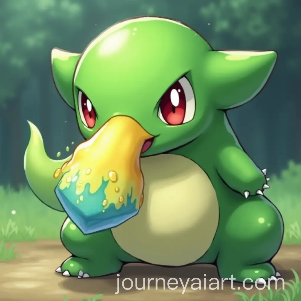 Gerbuisson-Pokmon-Shooting-Yellow-Water-Geyser-from-Jewel-Mouth
