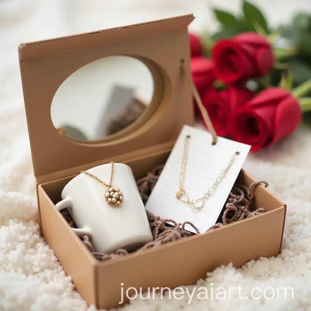 Browne-Gift-Box-with-Mirror-Cup-Necklace-Cute-Note-and-Roses
