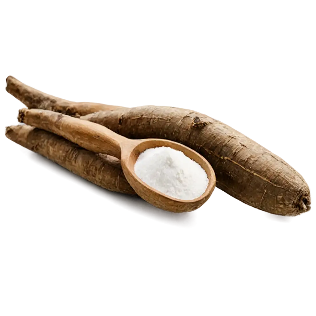 Cassava-Starch-PNG-Image-HighQuality-Visual-for-Food-and-Agriculture-Representation